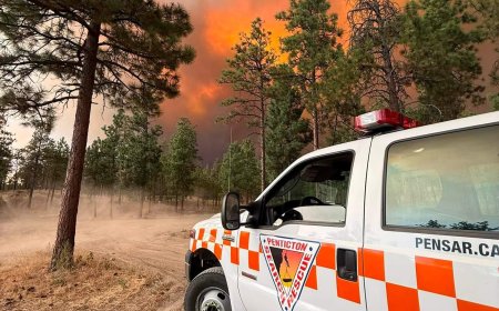Penticton search and rescue members helped others evacuate as their homes burned