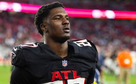 Falcons' James Pearce hit with 8-game suspension as NFL announces wave of bans across the league