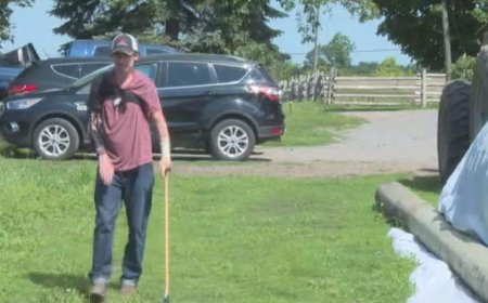 Roslin, Ont. farmer faces insurance dispute after life-changing accident