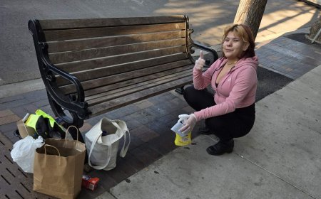 Saskatoon woman volunteers to clean benches downtown