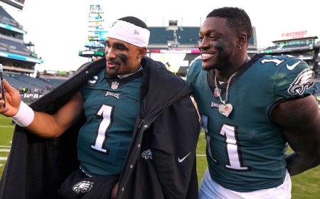 AJ Brown says there's been silence between him and ex-teammate Jalen Hurts since his move to New England