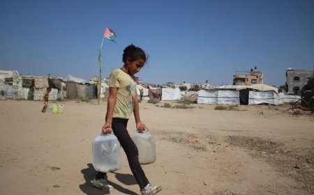 How the daily struggle for food and water is taking a physical toll on Gaza’s children