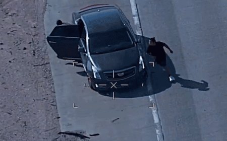 Suspected human smugglers lead cops on 100-mph chase before bailing and allegedly committing armed carjacking