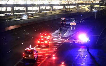Airport chaos erupts after driver suddenly smashes through fence, hits plane and tractor: police