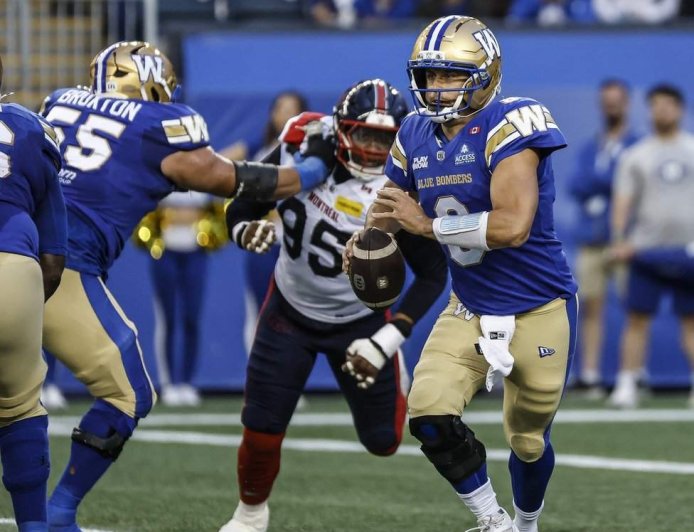 Blue Bombers come up big in beating Alouettes