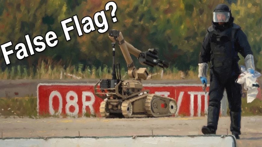 False Flag? Russia Named As Suspect After Drone Armed With Military-Grade Explosives Disarmed By Bomb Disposal Robot At Leipzig Airport & “Unidentified Flying Object” Struck German Cargo Jet