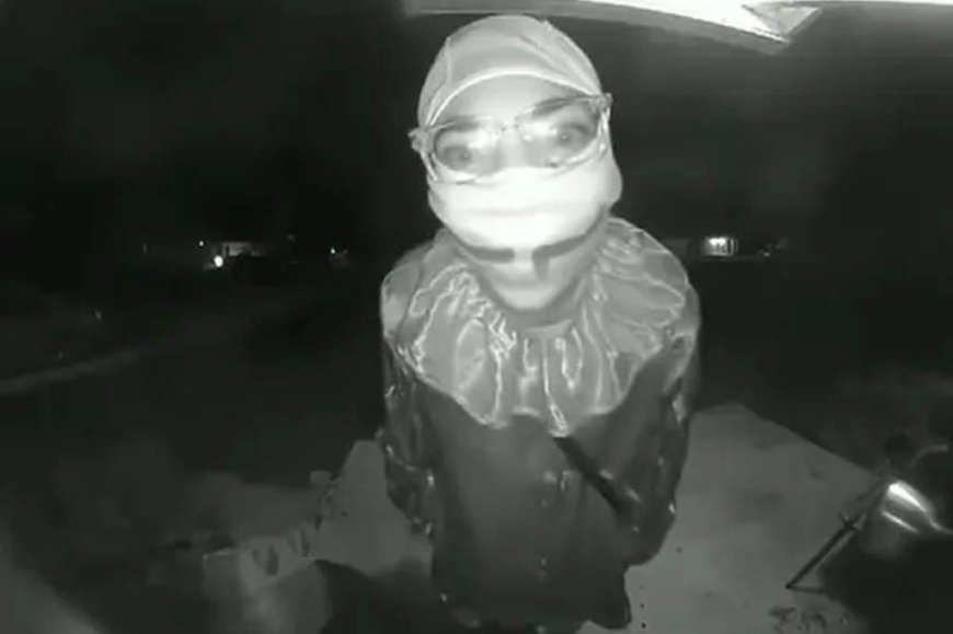 Teen dressed as clown in doorbell videos has been detained for homicide
