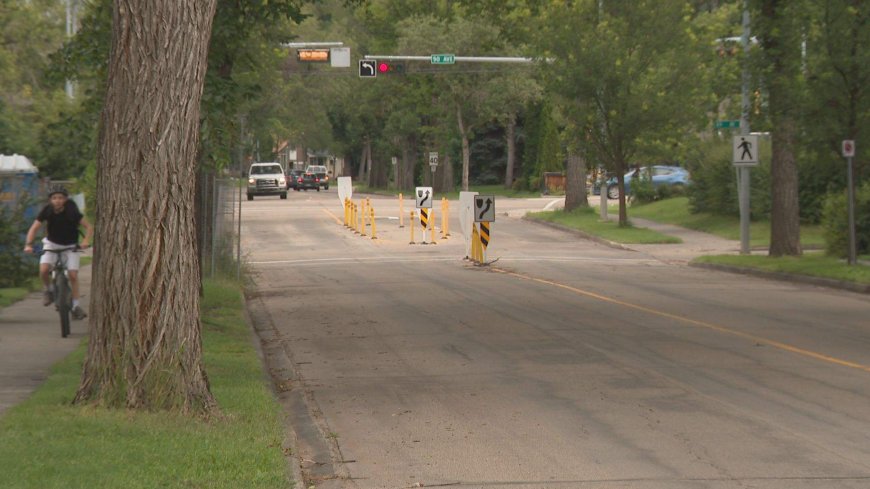 Another Edmonton bike lane draws varying opinions from community members