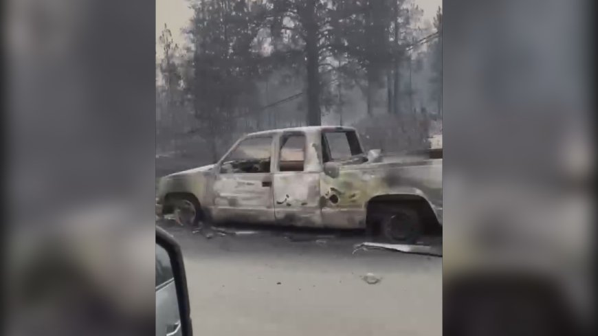 Videos capture aftermath of Summerland fire in Faulder, residents say it was ‘eerie’