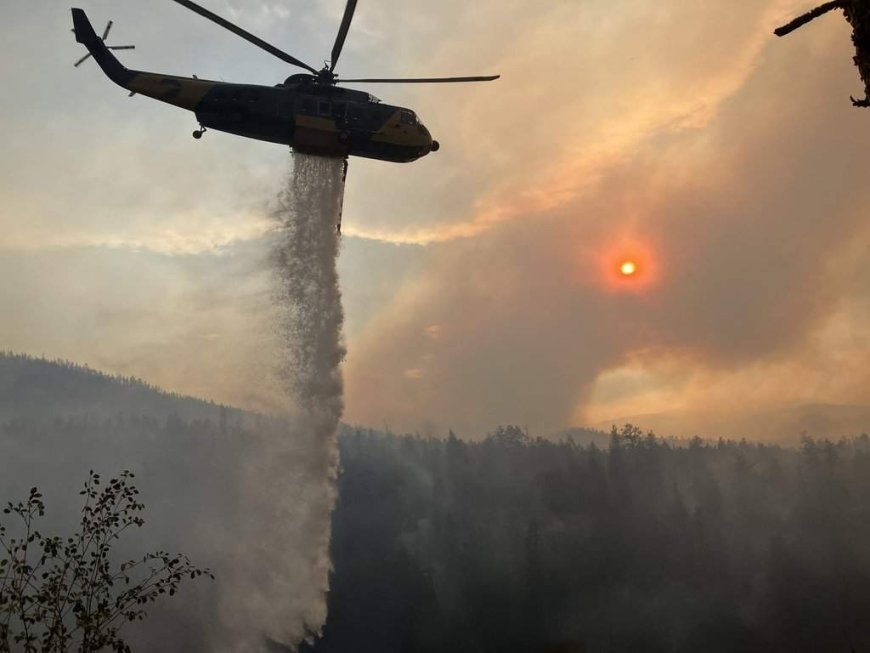 Bald Range wildfire grows again as crews warn of possible winds, thunderstorm