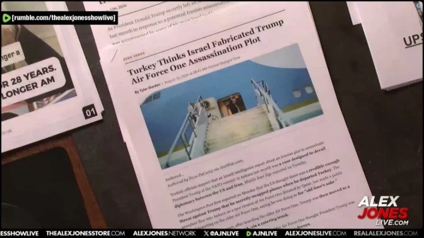 Turkey Accuses Israel Of Fabricating Air Force One Assassination Plot Against President Trump!