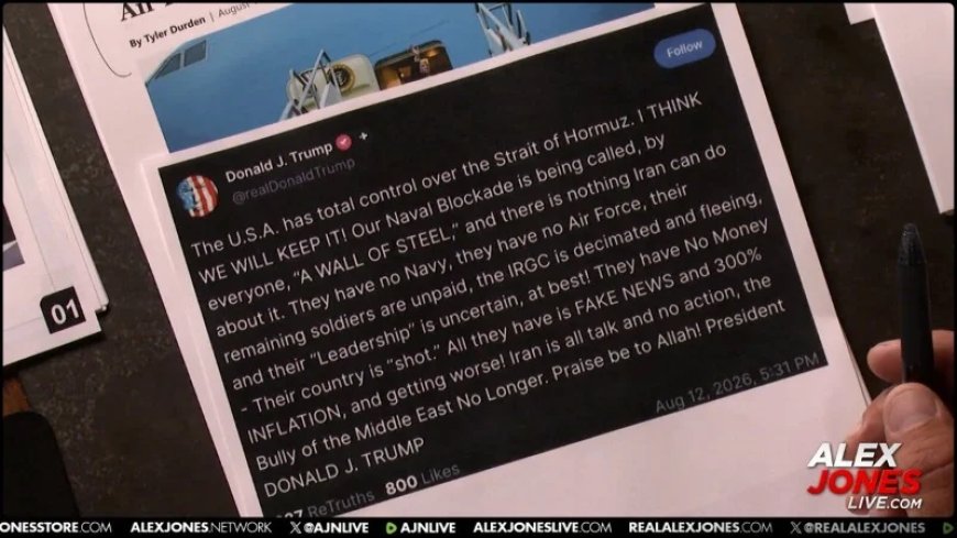 IRAN WAR UPDATE: “Our Naval Blockade Is Being Called By Everyone, ‘A WALL OF STEEL!'”