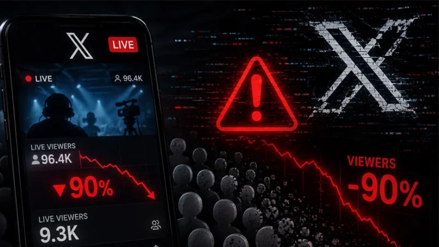 RED ALERT! Live Shows on X See 90% Reduction in Viewers After Change in Algorithm!
