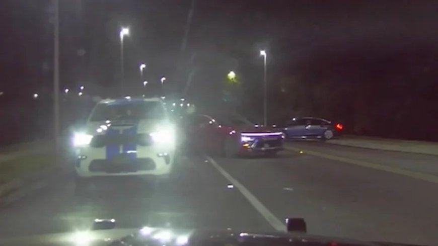 Driver Rams Police Car During Violent ‘Street Takeover’ in Florida