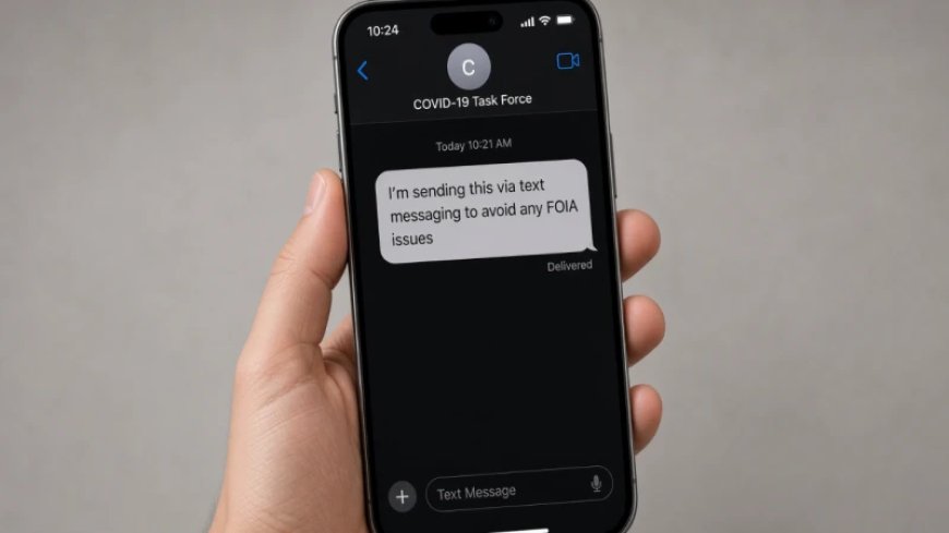 Biden COVID Task Force Implicated In Text Message Admitting To Intentionally Avoiding FOIA Requests