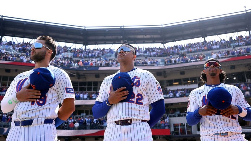 Sneaky raccoon seen helping itself to ballpark fare at Citi Field as bewildered Mets fans look on