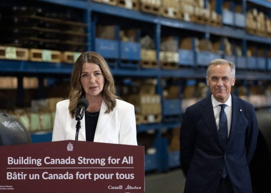 Danielle Smith wants Ottawa to resume negotiations with U.S. before counter-tariffs