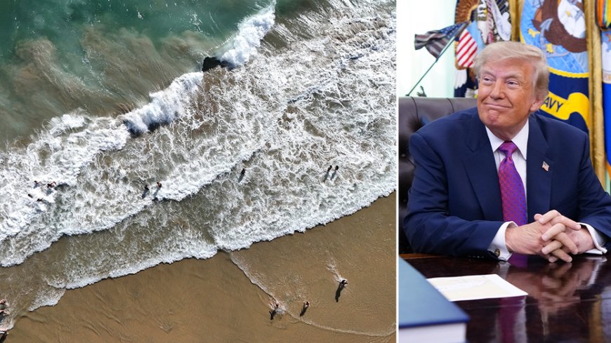 Trump floats renaming the Atlantic and Pacific oceans after rebranding historic lake