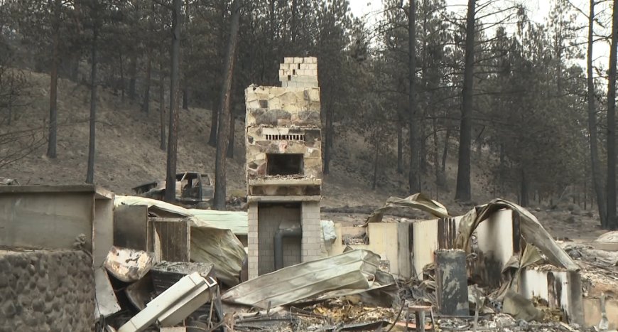 A painful homecoming: Faulder residents return to see what the Bald range fire left behind