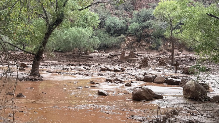 Urgent search underway for more than a dozen people after Grand Canyon flash flood