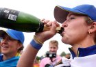 Europeans get last laugh with Solheim Cup victory after US team parties with beers a day early
