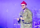 Gorillaz frontman Damon Albarn holds up Palestinian flag during show after Macklemore tour removal