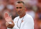 Texas' Steve Sarkisan's first interview with Holly Rowe goes off without a hitch after viral postgame incident