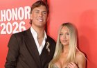 Jaxson Dart's girlfriend isn't letting the Giants quarterback's season-ending injury slow her down