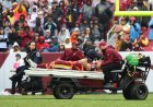 Awful scene as Leo Chanel suffers neck injury, marking second straight week Washington Commanders suffer scare