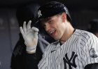 Yankees bullpen catcher head butts Ben Rice's grand slam on the fly in hilarious moment against Red Sox