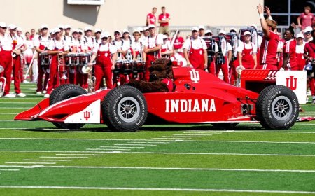 Indiana's mascot starts the season with an absolute heater that puts other mascots to shame