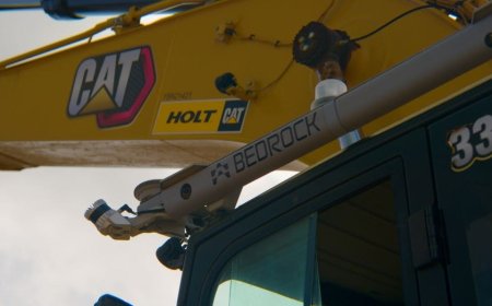 Autonomous excavators are digging with empty cabs