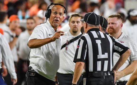 James Franklin questions 'un-American' Virginia Tech penalty for high-fiving military cadets after touchdown