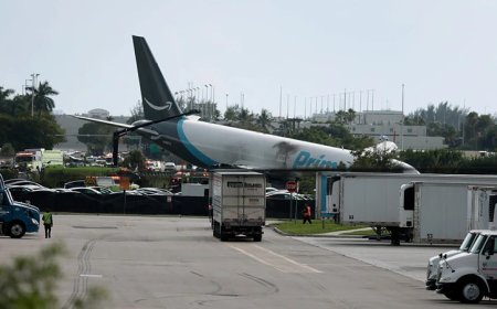 Amazon Prime Air Boeing 767 Crashes After Overruns Runway