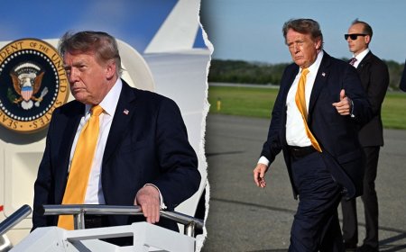 Trump appears to debut darker hair, sparking online buzz