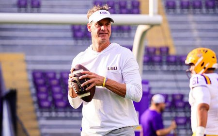 Lane Kiffin urges LSU fans to show up for Louisiana Tech game, tells them to start drinking at 7AM