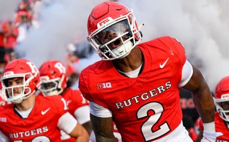 Rutgers unveils special uniforms to honor 37 alumni killed in September 11 attacks