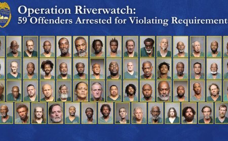Florida sheriff's office arrests 59 sex offenders in joint operation with US Marshals