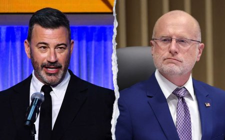 Jimmy Kimmel returns from lengthy hiatus with defiant message to FCC Chair Brendan Carr