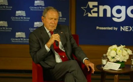 George W Bush recalls moment with Derek Jeter before nerve-wracking pitch at Yankee Stadium after 9/11