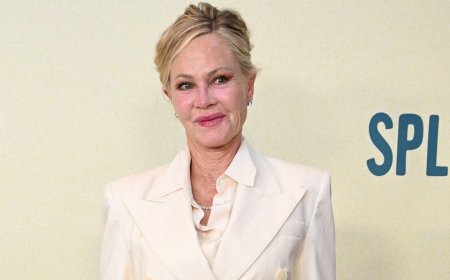 Melanie Griffith stuns in black swimsuit during wellness retreat: 'Healing and renewal'