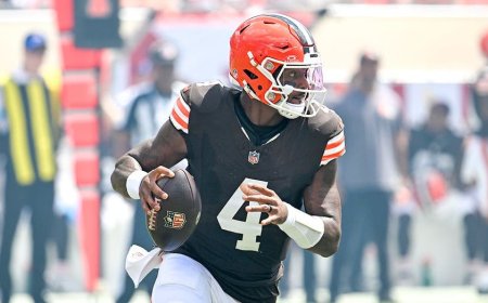 Browns' Deshaun Watson may have silenced doubters after outlasting Baker Mayfield and 2-hour weather delay