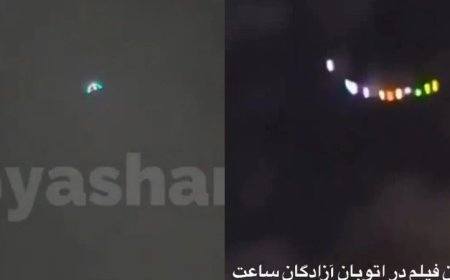Video: Mystery Object Spotted Flying Above Tehran