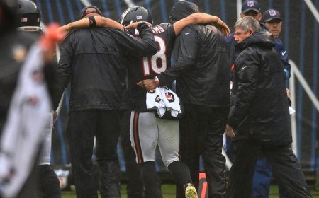 Caleb Williams avoids major hamstring injury as MRI reveals a strain but no tear after Vikings game scare