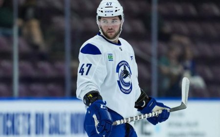 Cotter looking to make mark with Vancouver Canucks