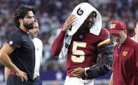 Commanders face critical decision on Jayden Daniels' elbow as specialists review MRI results