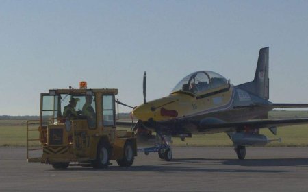 Snowbirds base gets a glimpse at aircraft expected to replace Tutor jets