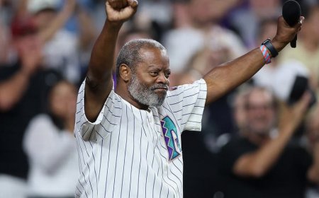 Trumpeter Dr Jesse McGuire belts national anthem after instrument malfunctions in unforgettable MLB moment