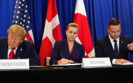 Trump Signs Historic Arctic Security Deal with Leaders of Greenland and Denmark