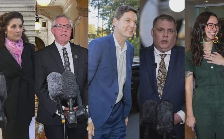 Here are the B.C. party leaders as voters go to the polls